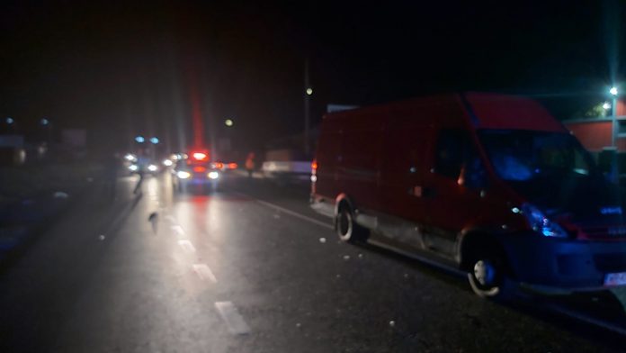 accident pieton e 85