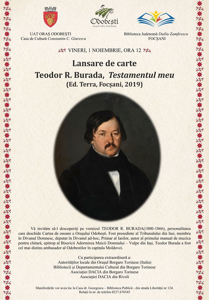 teodor burada testamentu meu