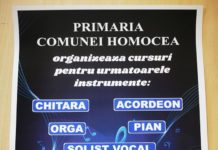 Copiii de la Homocea vor învăţa să cânte la diverse instrumente, gratuit