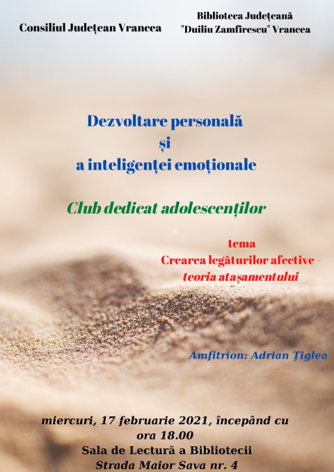 Club de dezvoltare personală şi a inteligenţei emoţionale. Teoria ataşamentului