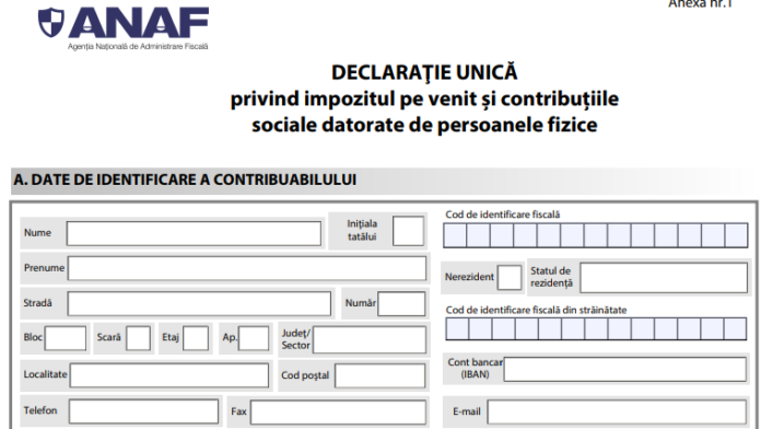 declaratie unica