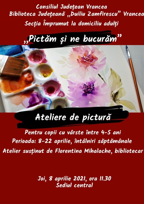 Afis Atelier Pictura Sediul central