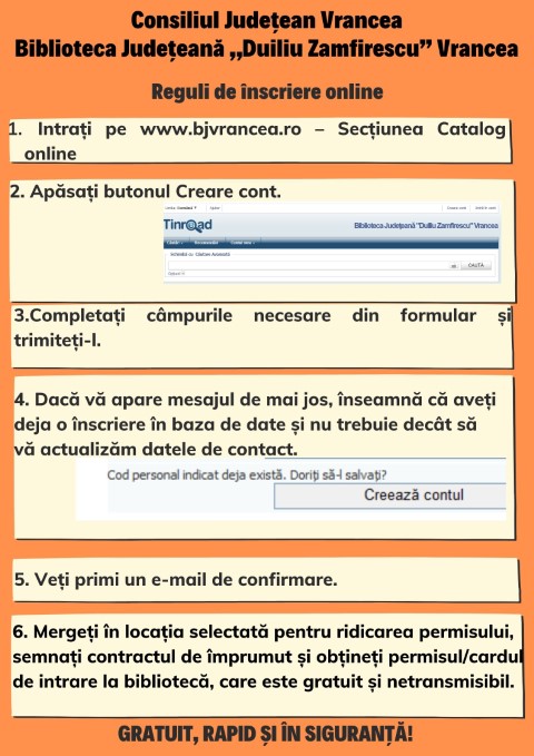 Afis Inscriere online