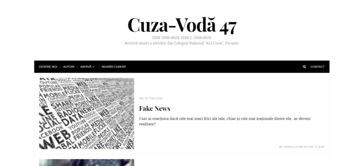 cuza voda 47 revista