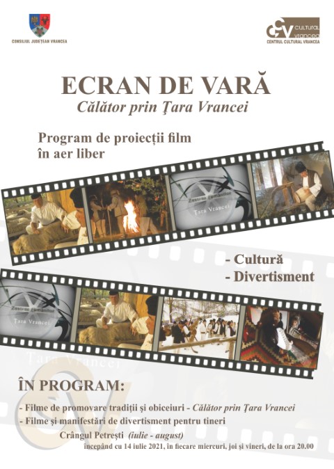 Afiș proiecții filme 14.07.2021