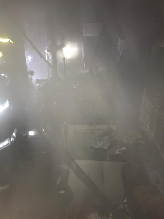 incendiu Focsani