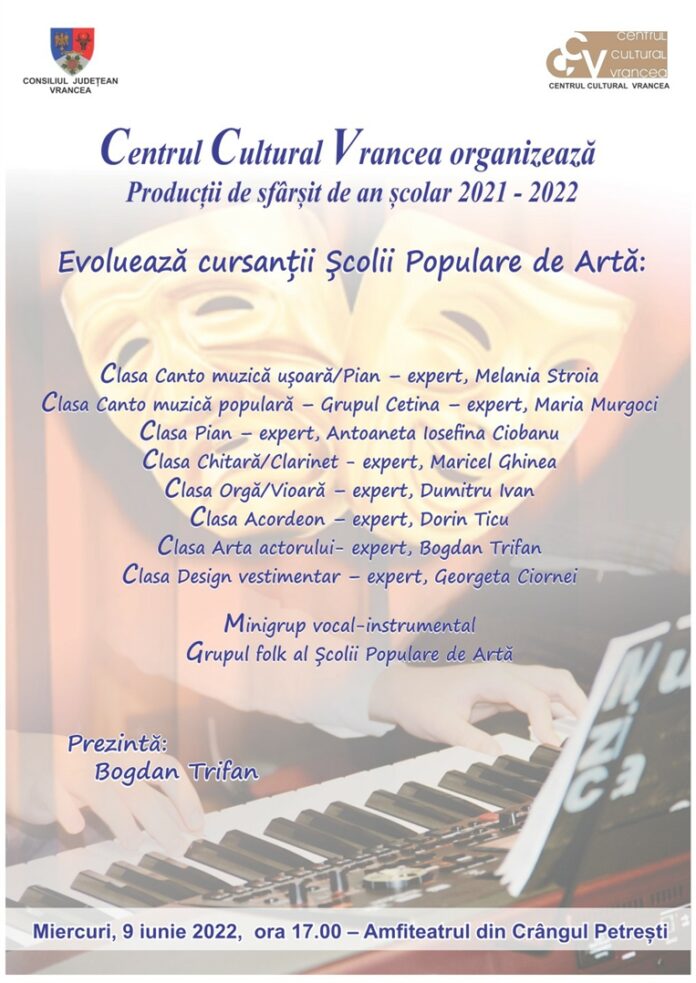 Afiș Serbare 9.06.2022