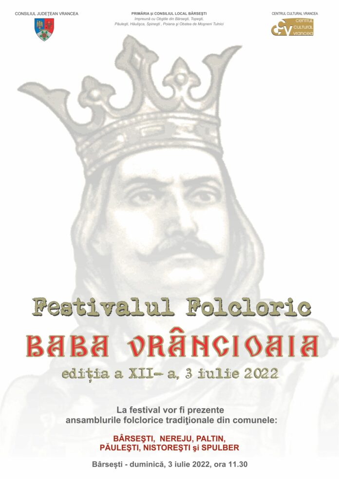 Afis Festival Baba Vrâncioaia Bârsești 2022