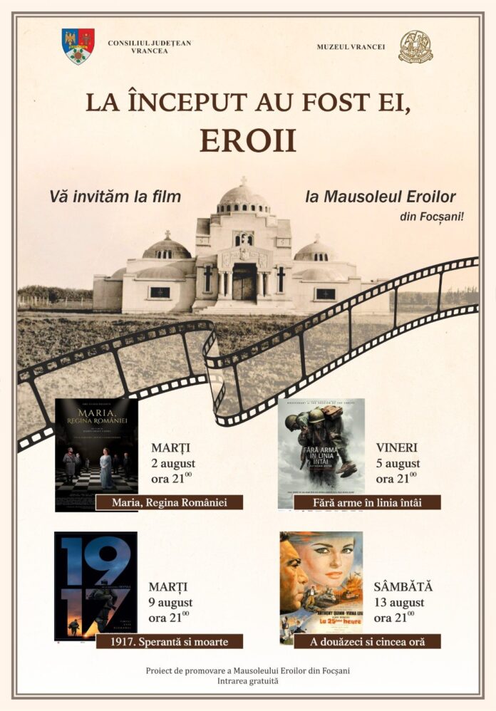 afis proiect promovare mausoleul sud