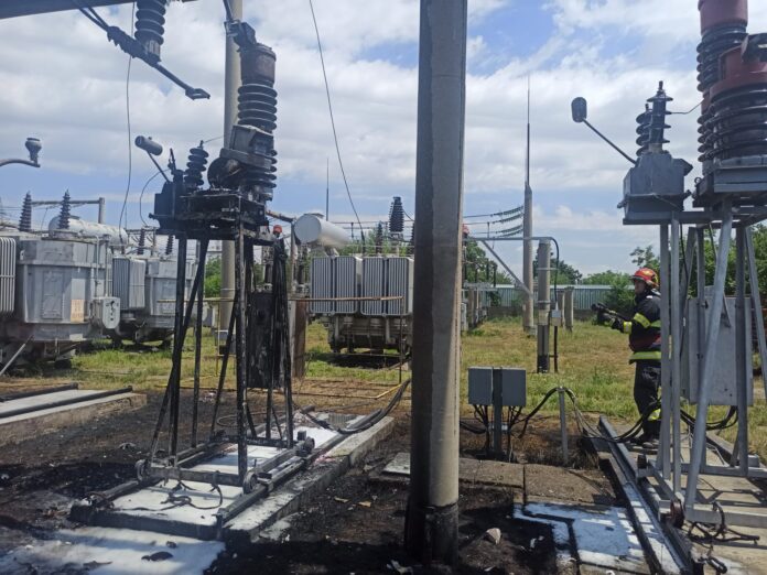 transformator electric incendiu