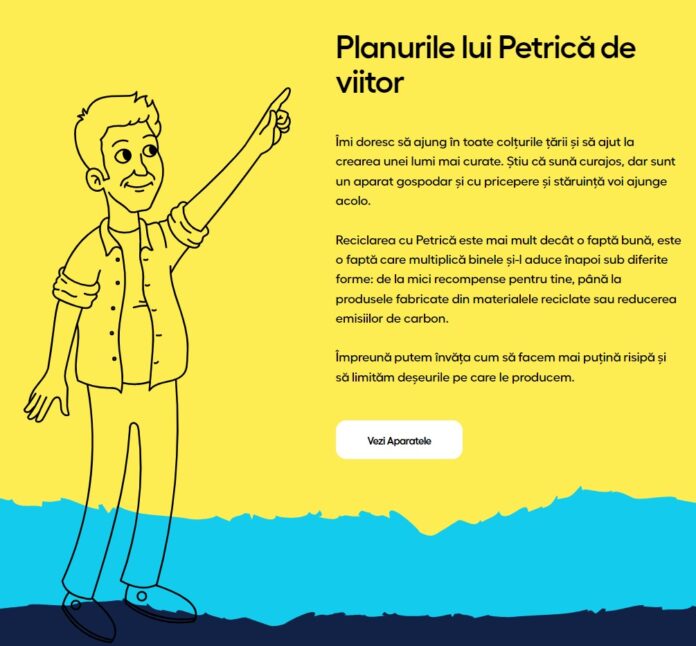 Petrica automat reciclare deseuri