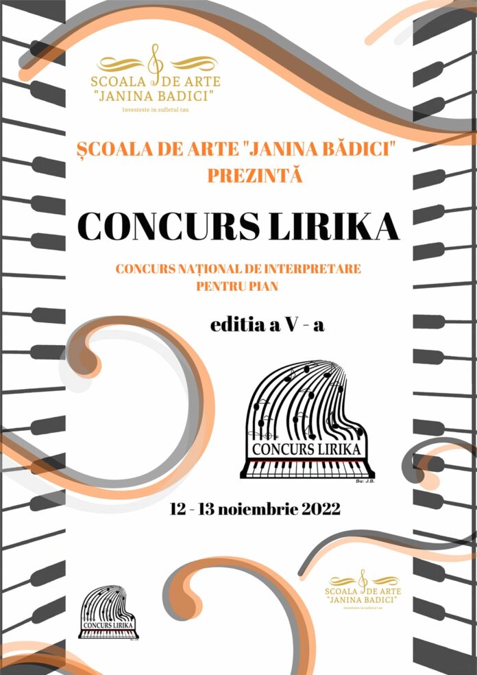 Afiș Concurs Lirika