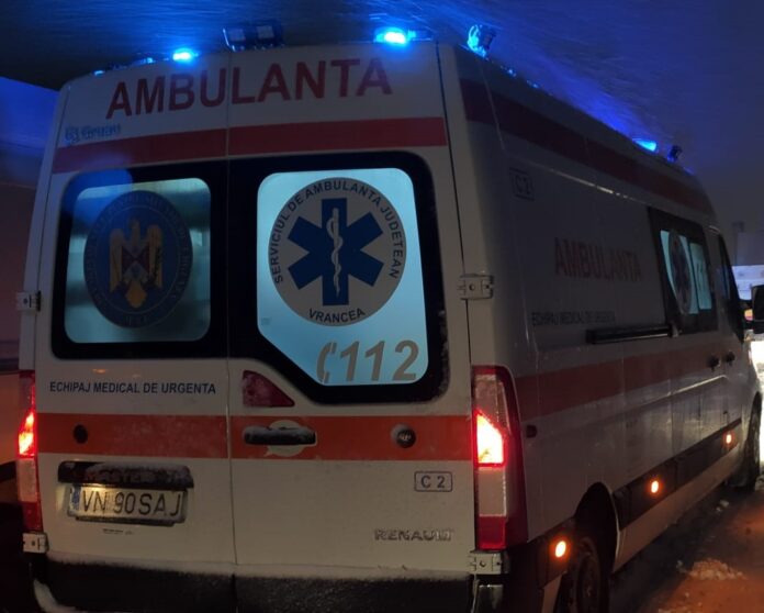 ambulanta blocata zapada