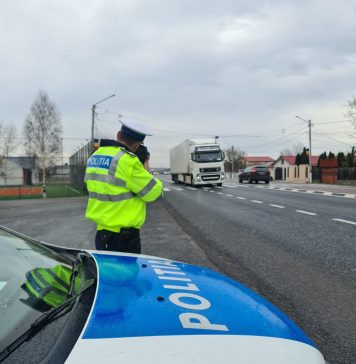 Polițiștii fac controale pe toată lungimea E85