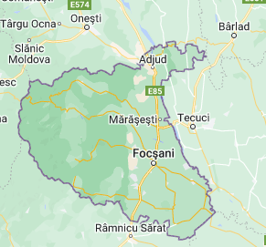harta judet vrancea