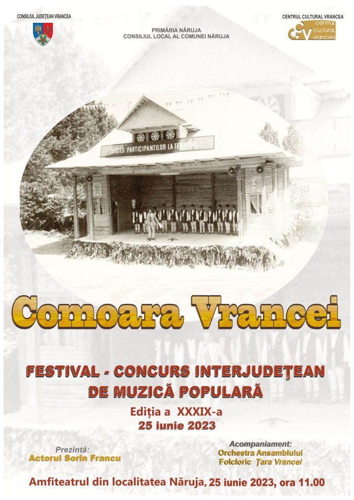 Afiș Comoara Vrancei 2023