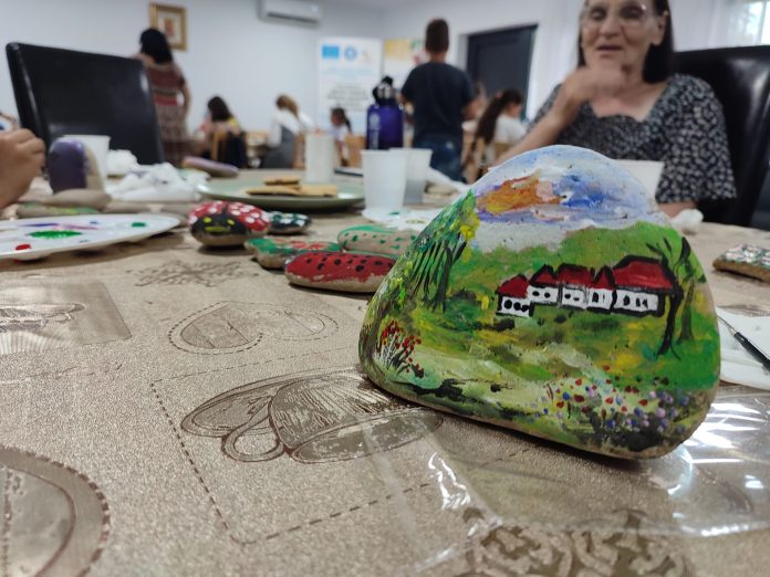 Atelier creatie pictura pe piatra Marasesti 2023