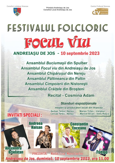 Afiș Andreiasu _Focul Viu 2023