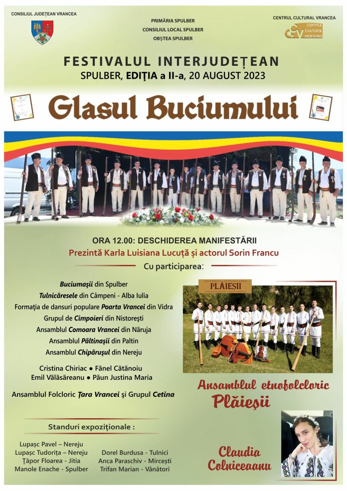 Afiș Glasul Buciumului 2023
