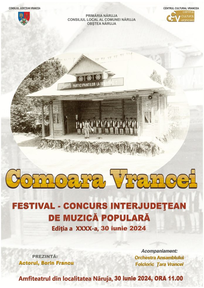 Afis comoara vrancei 2024 ok
