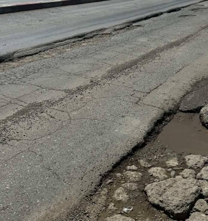 E 85 centura Focsani gropi denivelari (6)