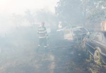 Incendiu de vegetație la Sihlea: două anexe, trei autoturisme și o locuință afectate