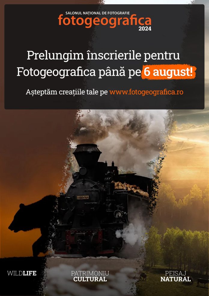 Poster - prelungim perioada de înscriere FOTOGEOGRAFICA 2024