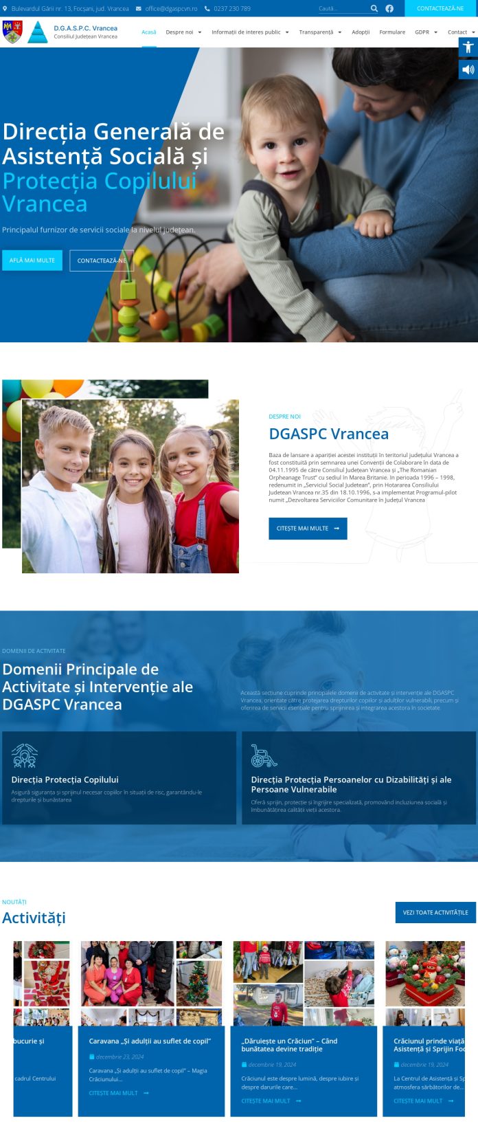Directia Generala de Asistenta Sociala si Protectia Copilui Vrancea