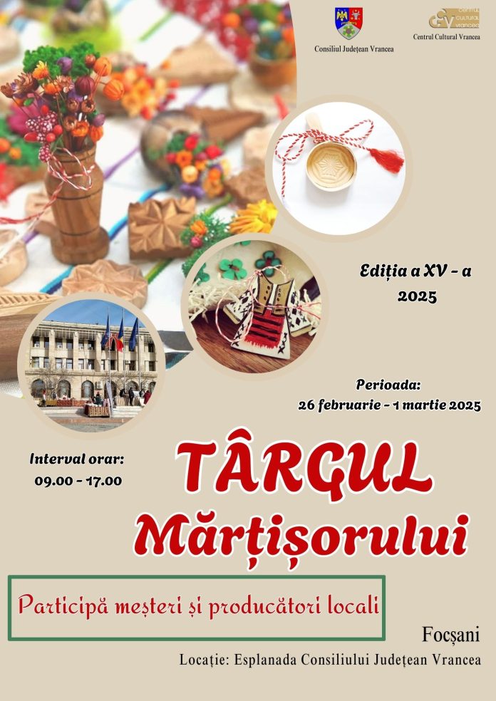Afiș Târgul Mărțișorului 2025