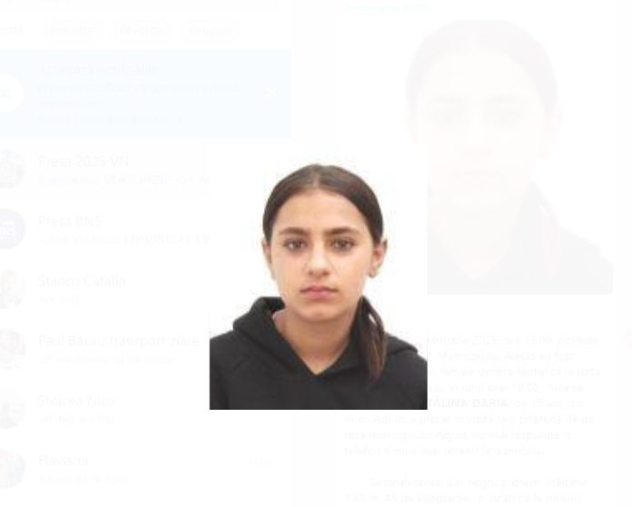 adolescenta disparuta