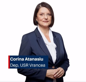 Corina Atanasiu deputat USR Vrancea