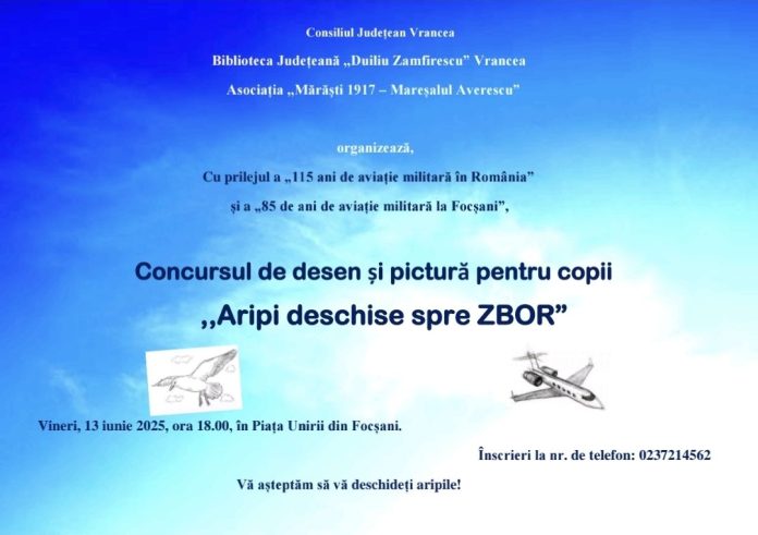 Afiș - Concurs de desen și pictură