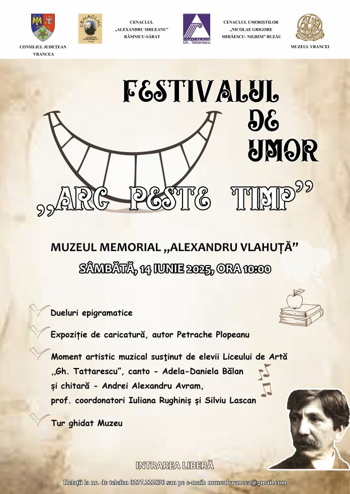Festival de umor - Arc peste timp 14 iunie 2025 AFIS
