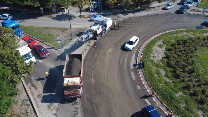Reabilitare sens giratoriu Focsani