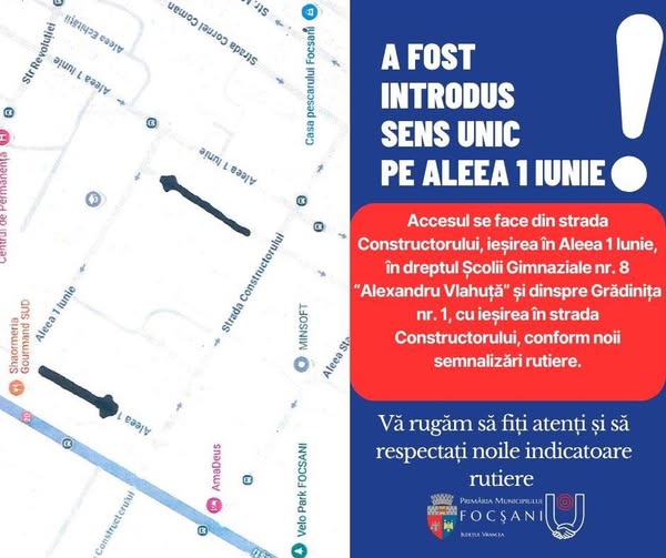 trafic aleea 1 iunie