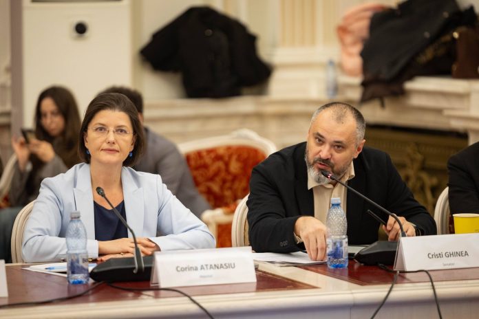 Corina Atanasiu si Cristi Ghinea