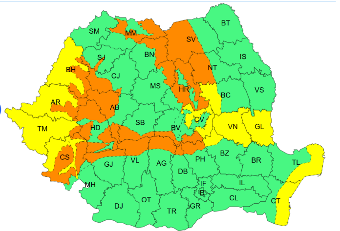 harta cod meteo