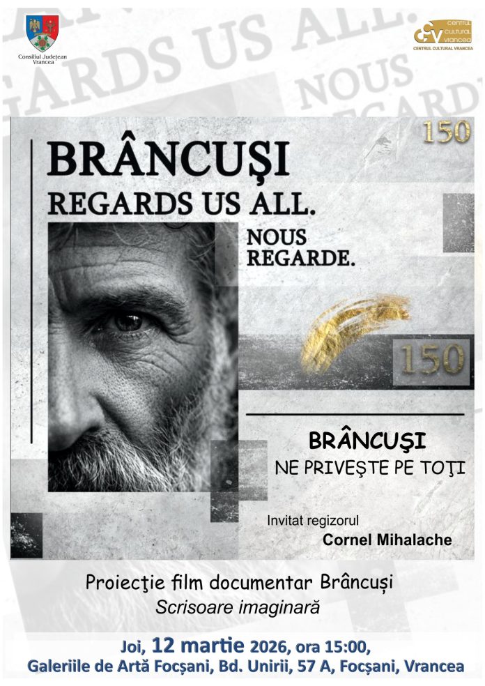 Afiș Brâncuși ne privește pe toți