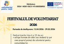 Festivalul de Voluntariat 2026, organizat la Mărășești. Tinerii sunt invitați să dezvolte proiecte pentru comunitate