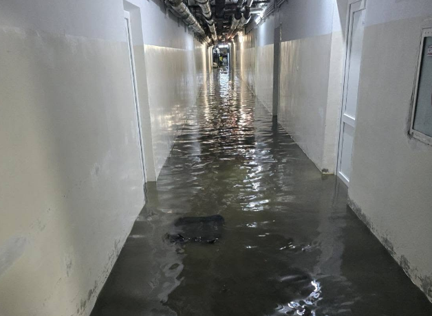 spital inundat