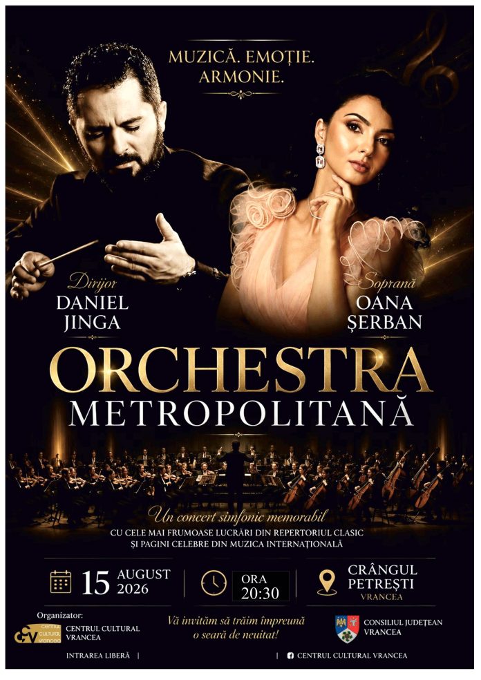 Afiș concert 15 august 2026