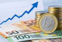 Nou maxim istoric pentru euro