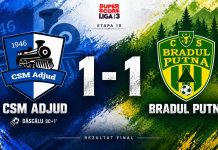 CSM Adjud a pierdut victoria în prelungiri în meciul cu Bradul Putna