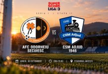 CSM Adjud joacă la Odorheiu Secuiesc în ultima etapă a turului Ligii a III-a