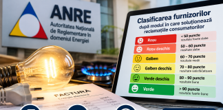 ANRE introduce un sistem de clasificare a furnizorilor de energie și gaze în funcție de modul în care gestionează reclamațiile