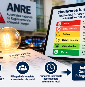 ANRE introduce un sistem de clasificare a furnizorilor de energie și gaze în funcție de modul în care gestionează reclamațiile