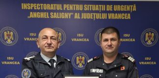 Ciprian Ene, de la Secția de Pompieri Vidra, desemnat „Pompierul lunii septembrie”