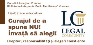 Dezbatere despre delincvența juvenilă și lansare de carte, marți, la Biblioteca Județeană Vrancea