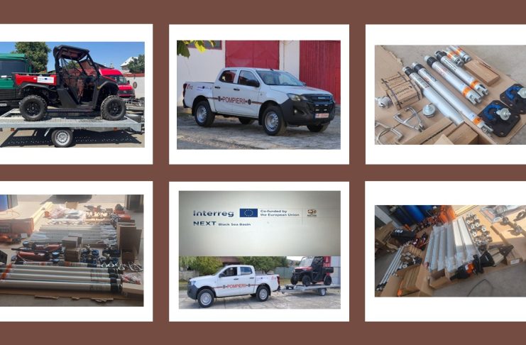 Pompierii vrânceni au primit noi vehicule și echipamente de intervenție printr-un proiect european