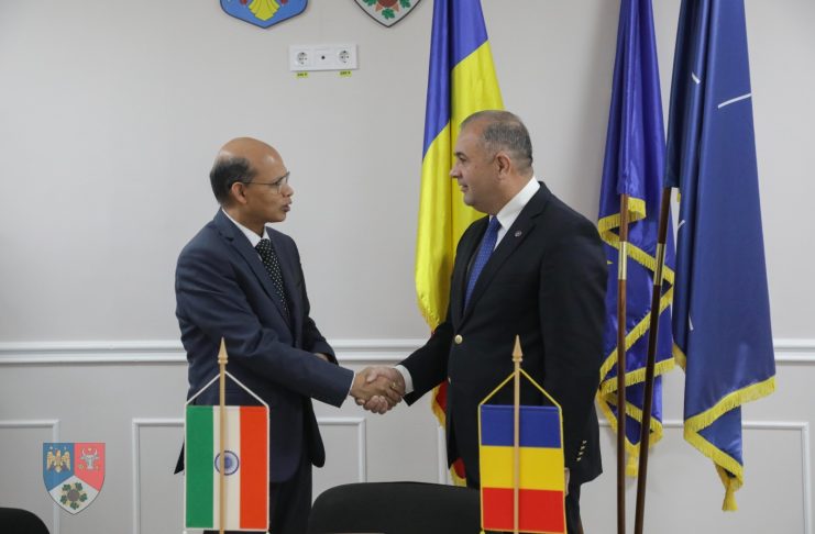 Ambasadorul Indiei a discutat cu președintele Consiliului Județean despre posibilitatea unor investiții în Vrancea